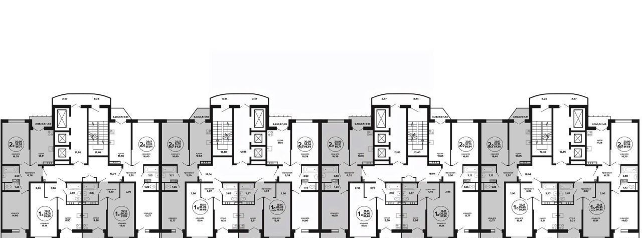 квартира г Краснодар р-н Прикубанский Музыкальный ул им. Дунаевского И.И. фото 2