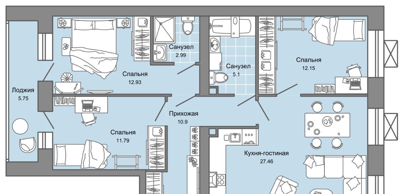 квартира г Ульяновск р-н Заволжский Новый Город ЖК «Дивный сад» 10 7-й кв-л, сад фото 1