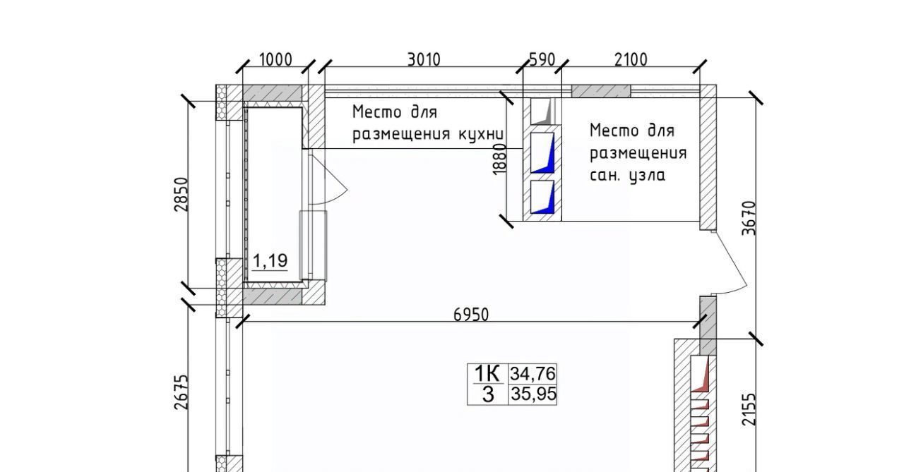 квартира г Кемерово р-н Заводский 15-й микрорайон Южный фото 1