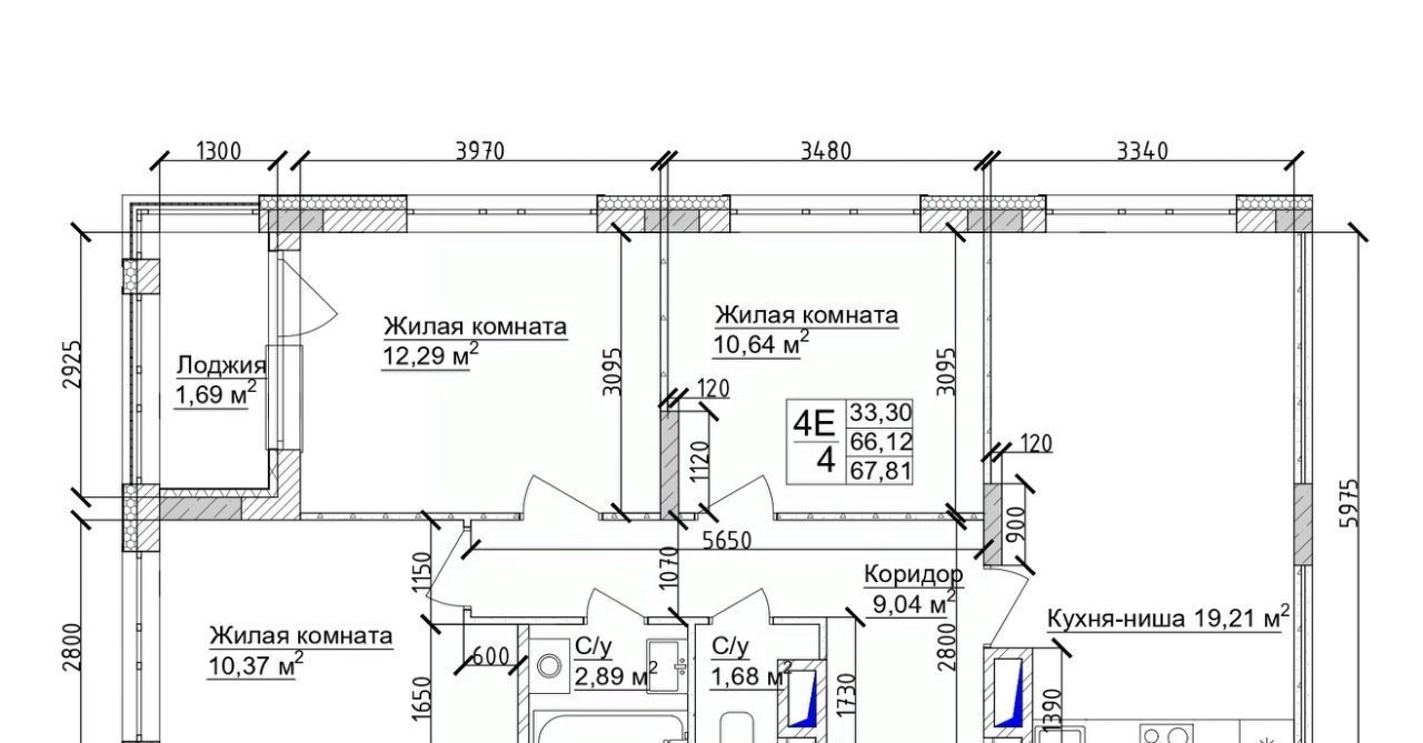 квартира г Кемерово р-н Заводский 15-й микрорайон Южный фото 2