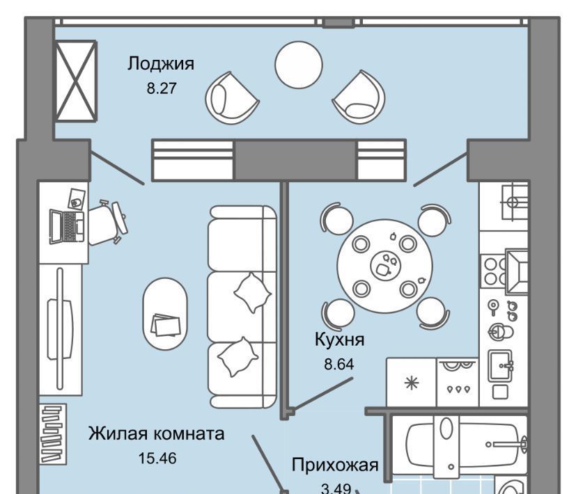 квартира г Ульяновск р-н Заволжский Новый Город ЖК «Дивный сад» 10 7-й кв-л, сад фото 1