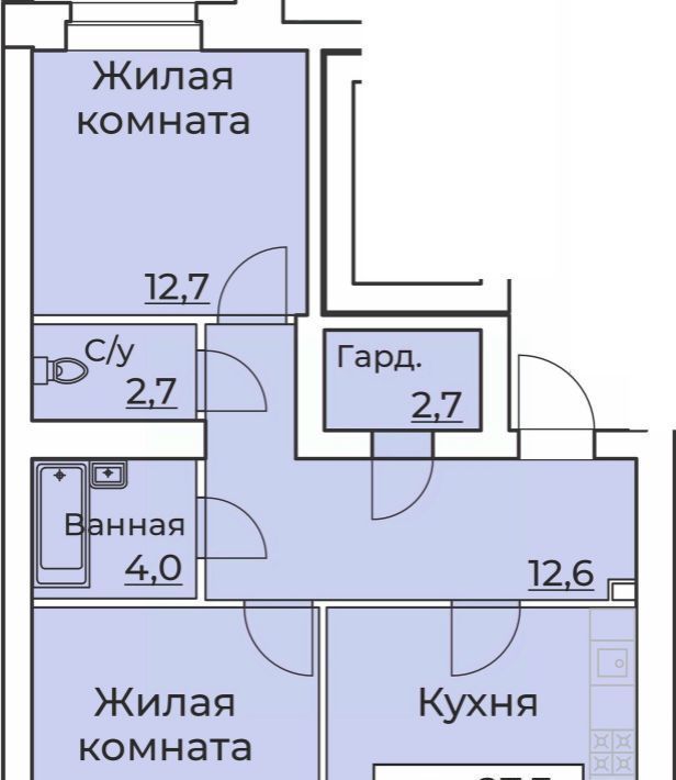 квартира г Чебоксары р-н Московский ул Пирогова 10а фото 1