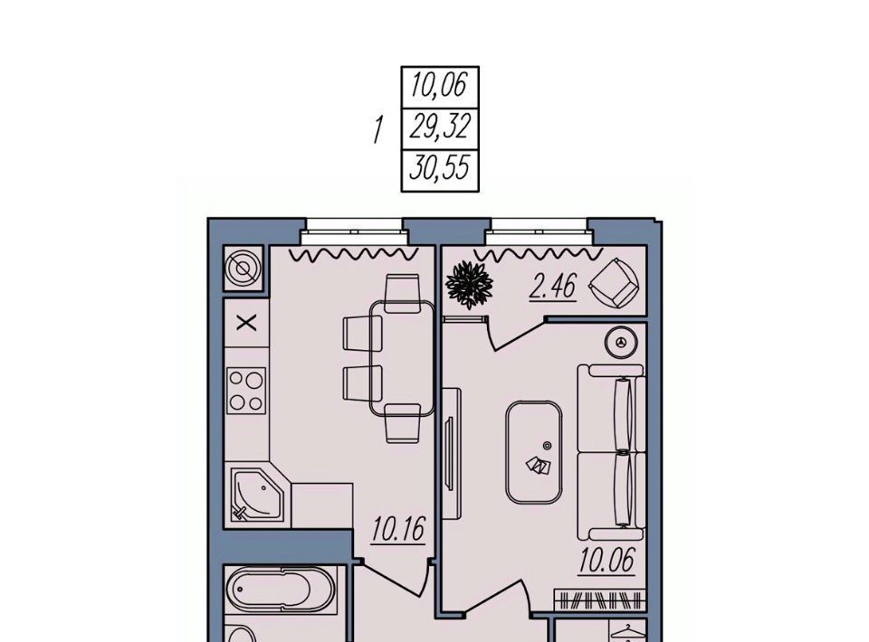 квартира г Волгоград р-н Тракторозаводский ул Тракторостроителей 21/3 фото 1