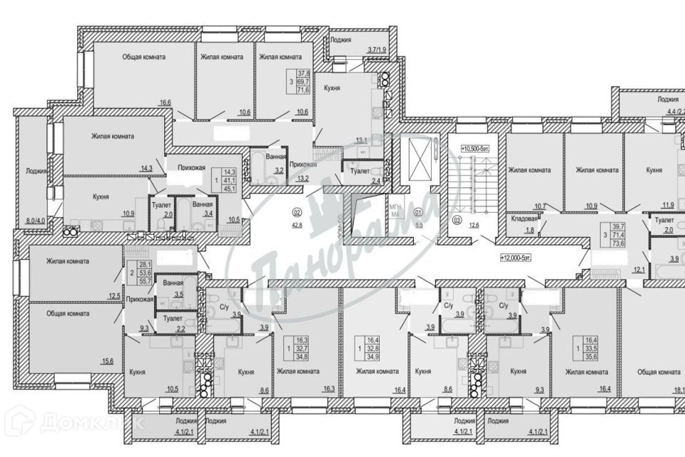 квартира г Калуга проезд 3-й Академический 6 городской округ Калуга фото 8