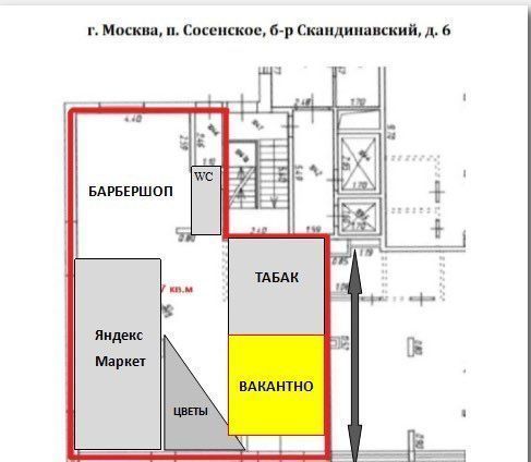 свободного назначения г Москва п Сосенское б-р Скандинавский 6 метро Коммунарка Новомосковский административный округ, Московская область фото 2