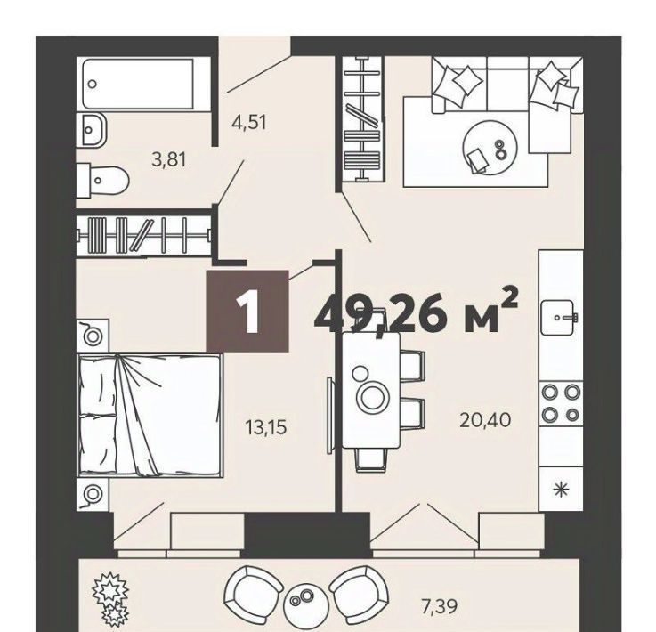квартира г Пенза р-н Ленинский ул 8 Марта 31к/4 фото 1