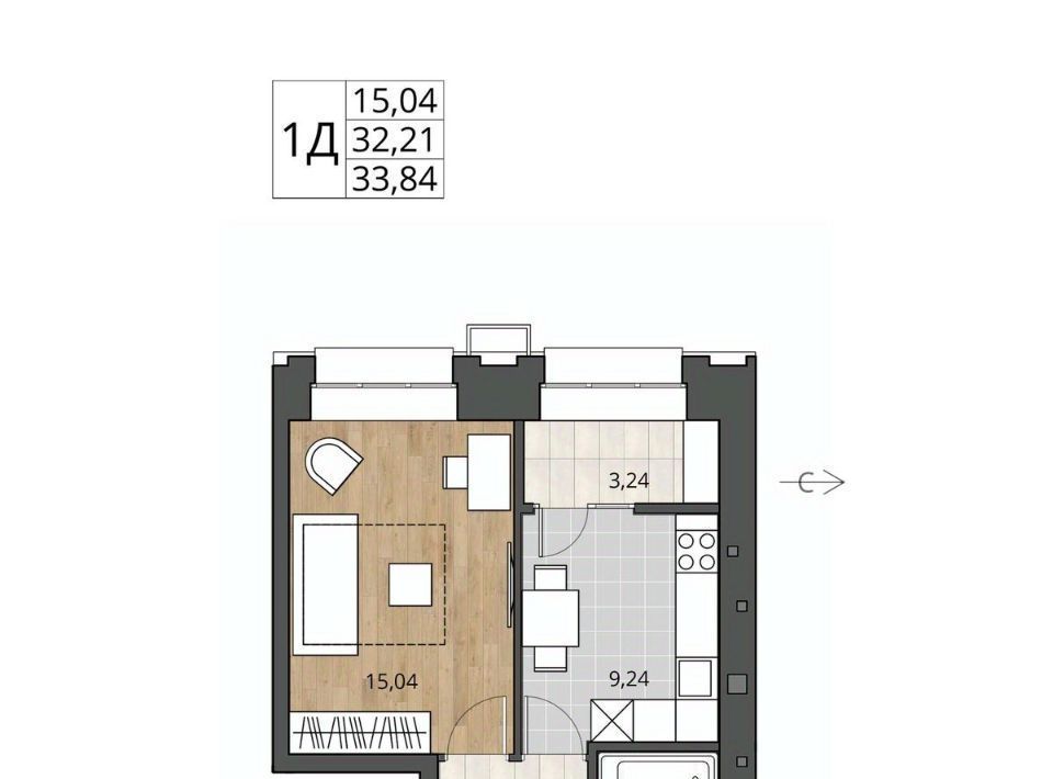 квартира г Омск р-н Центральный ул 5-я Северная 124 фото 1