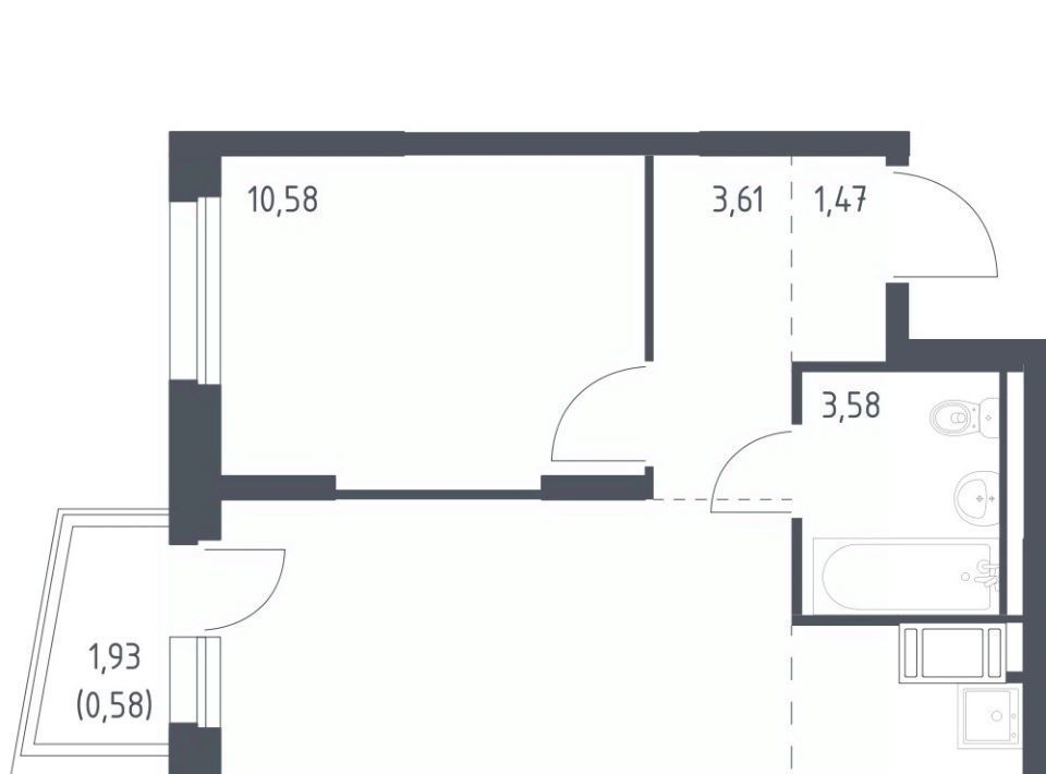 квартира г Видное ЖК Горки Парк к 4. 2, Зябликово фото 1