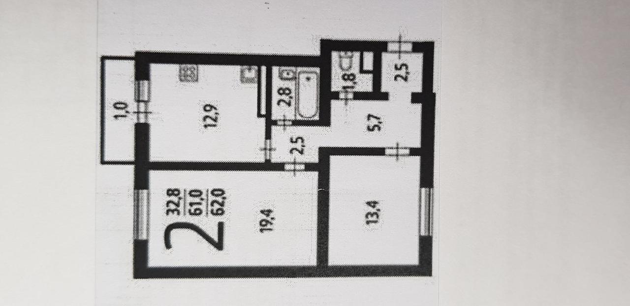 квартира г Москва метро Коммунарка 4 кв-л, 12к 2, обл Московская фото 6