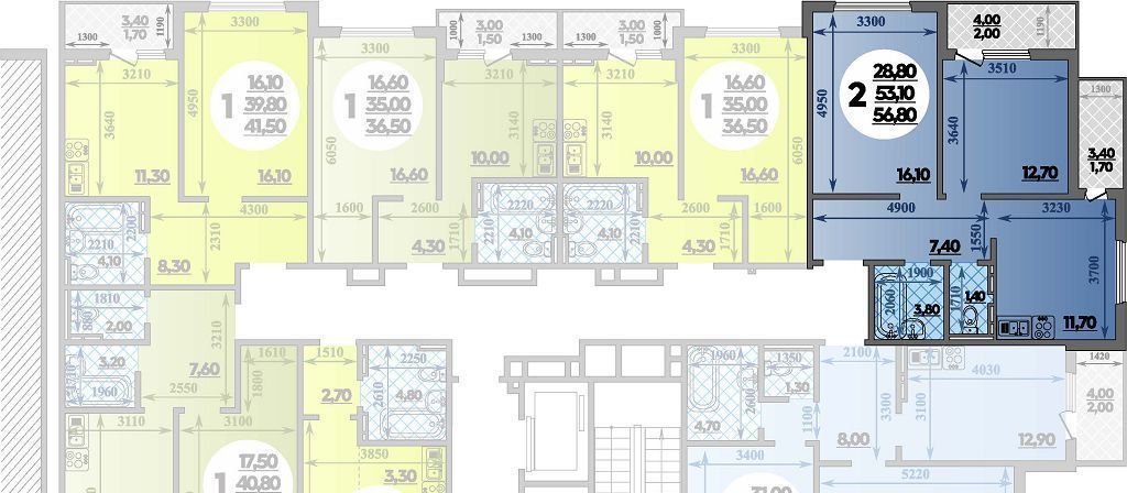 квартира г Краснодар р-н Прикубанский ул Героев-Разведчиков 17к/1 фото 1