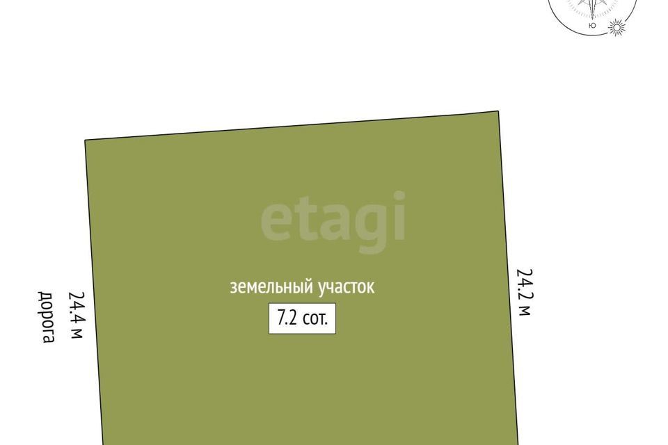 земля р-н Тюменский с Успенка коттеджный посёлок Успенский фото 1