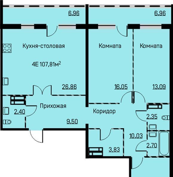 квартира г Пермь р-н Мотовилихинский б-р Гагарина 18 фото 1