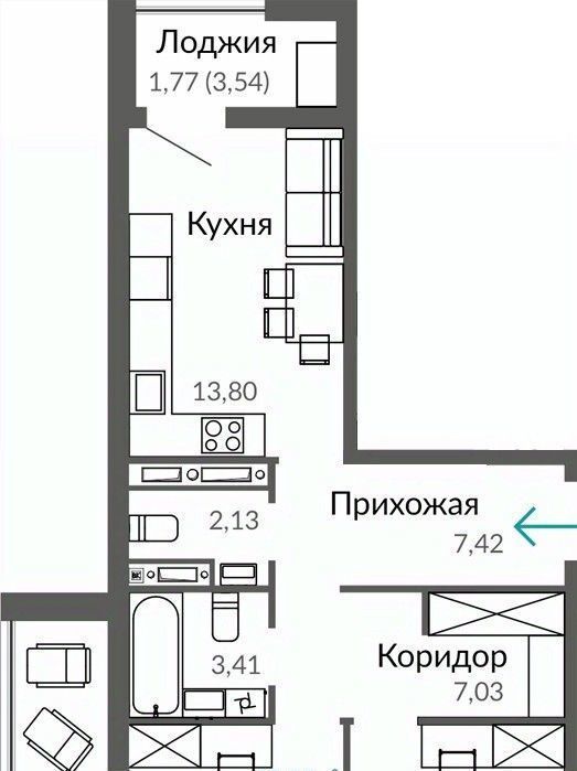 квартира г Симферополь Крымская Роза ул Александра Захарченко фото 1