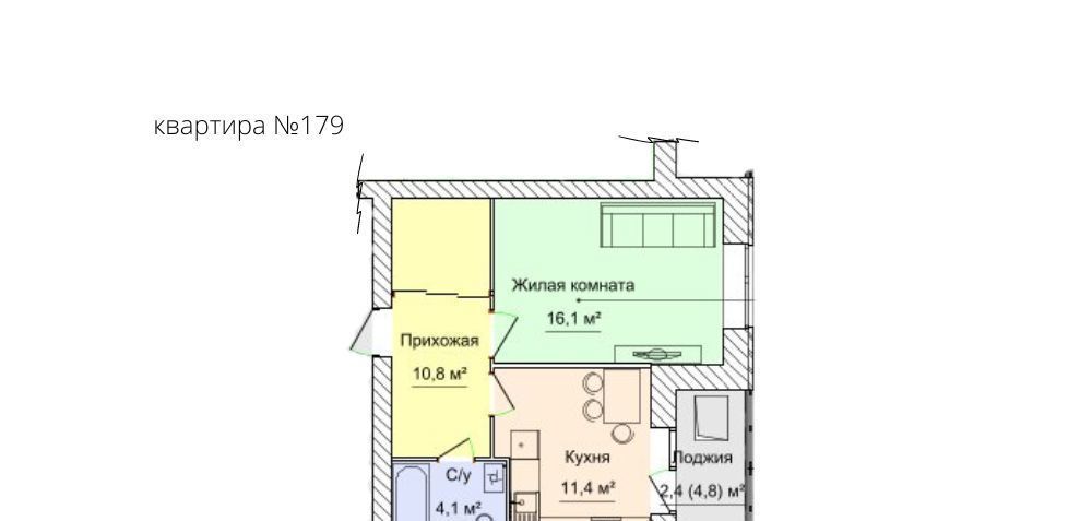 квартира г Можга ул Наговицына 45 Можгинский район фото 1