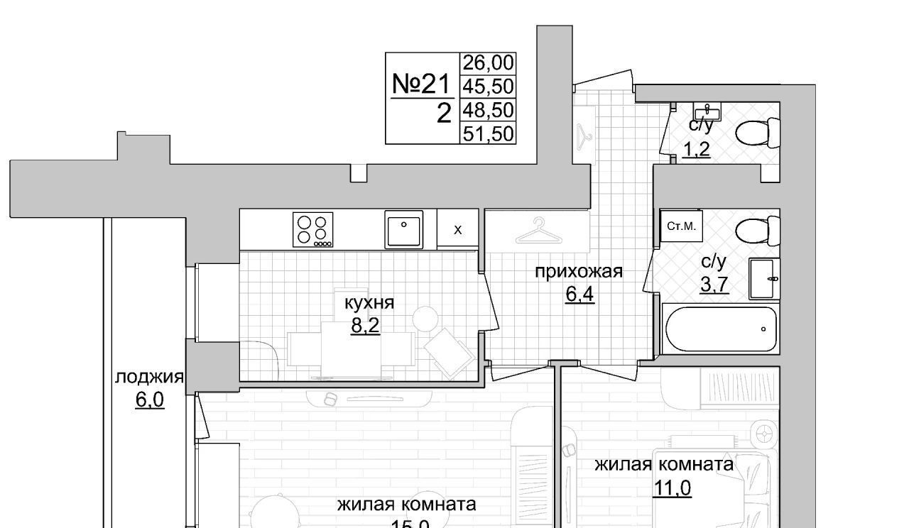 квартира г Нижний Новгород Пролетарская ул Архангельская 18 фото 1