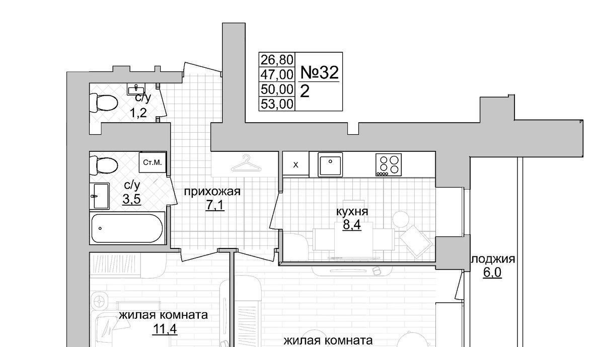 квартира г Нижний Новгород Пролетарская ул Архангельская 18 фото 1