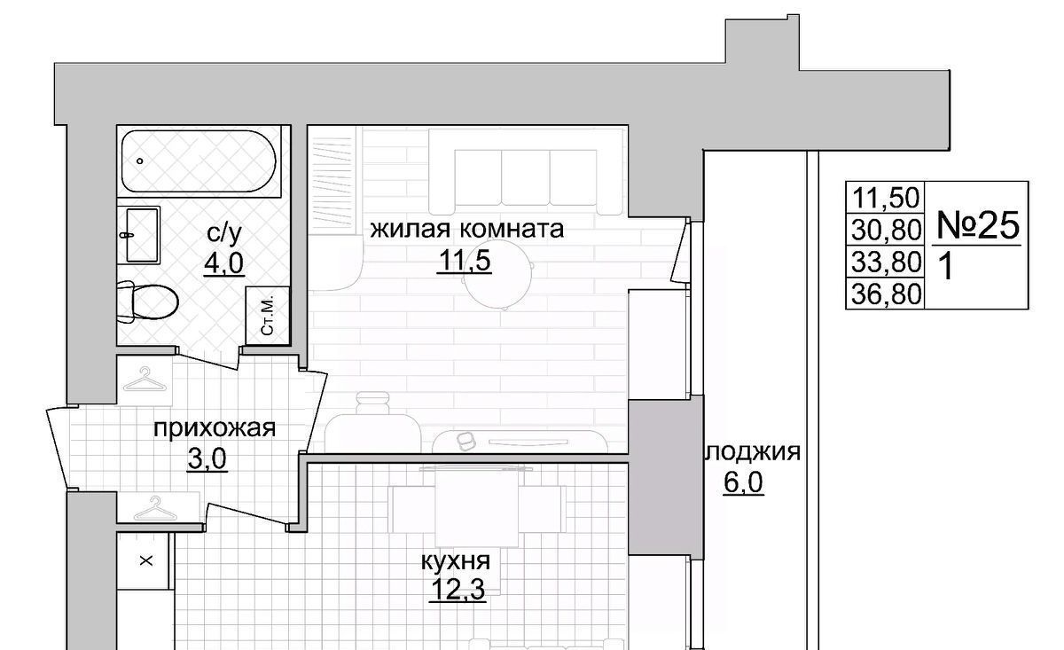 Продам однокомнатную новостройку на улице Архангельской 18 Пролетарская в  городе Нижний Новгород 33.0 м² этаж 5/14 4394000 руб база Олан ру  объявление 107041453