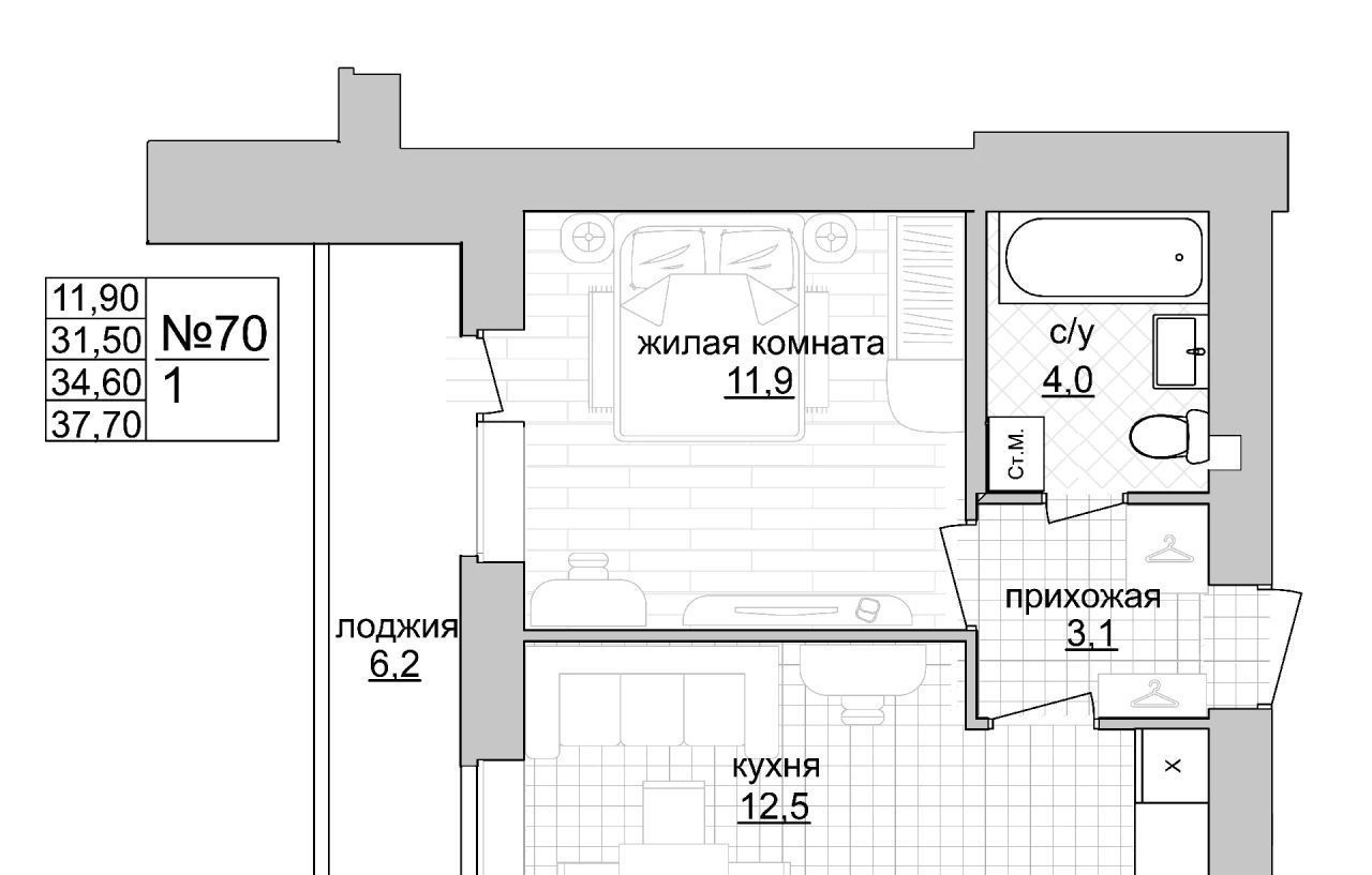 квартира г Нижний Новгород Пролетарская ул Архангельская 18 фото 1