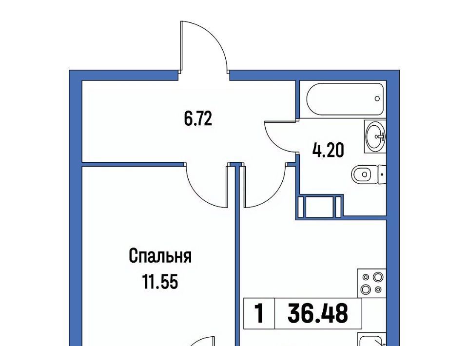 квартира р-н Всеволожский г Мурино ЖК «Урбанист» Девяткино фото 1