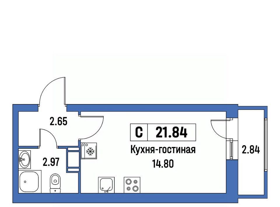 квартира р-н Всеволожский г Мурино ЖК «Урбанист» Девяткино фото 1