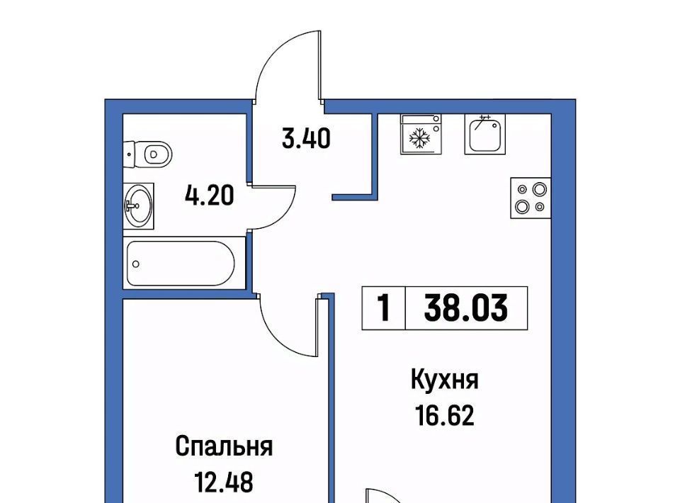 квартира р-н Всеволожский г Мурино ЖК «Урбанист» Девяткино фото 1