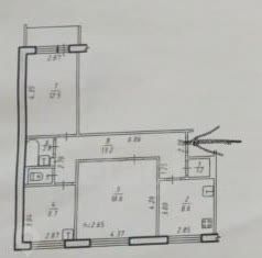 квартира г Хабаровск р-н Железнодорожный ул Саратовская 10а фото 21