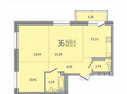 квартира г Иркутск р-н Свердловский проезд Юрия Тена 2/4 фото 1