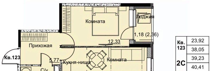 квартира г Ижевск р-н Ленинский Строитель жилрайон, 6-й мкр фото 1