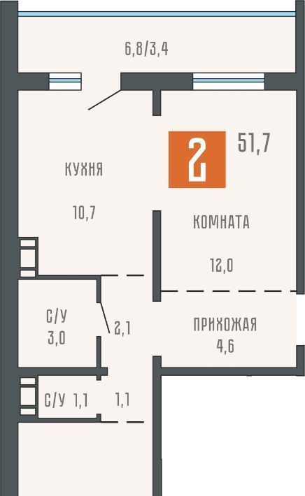 квартира г Курган ул Коли Мяготина фото 1