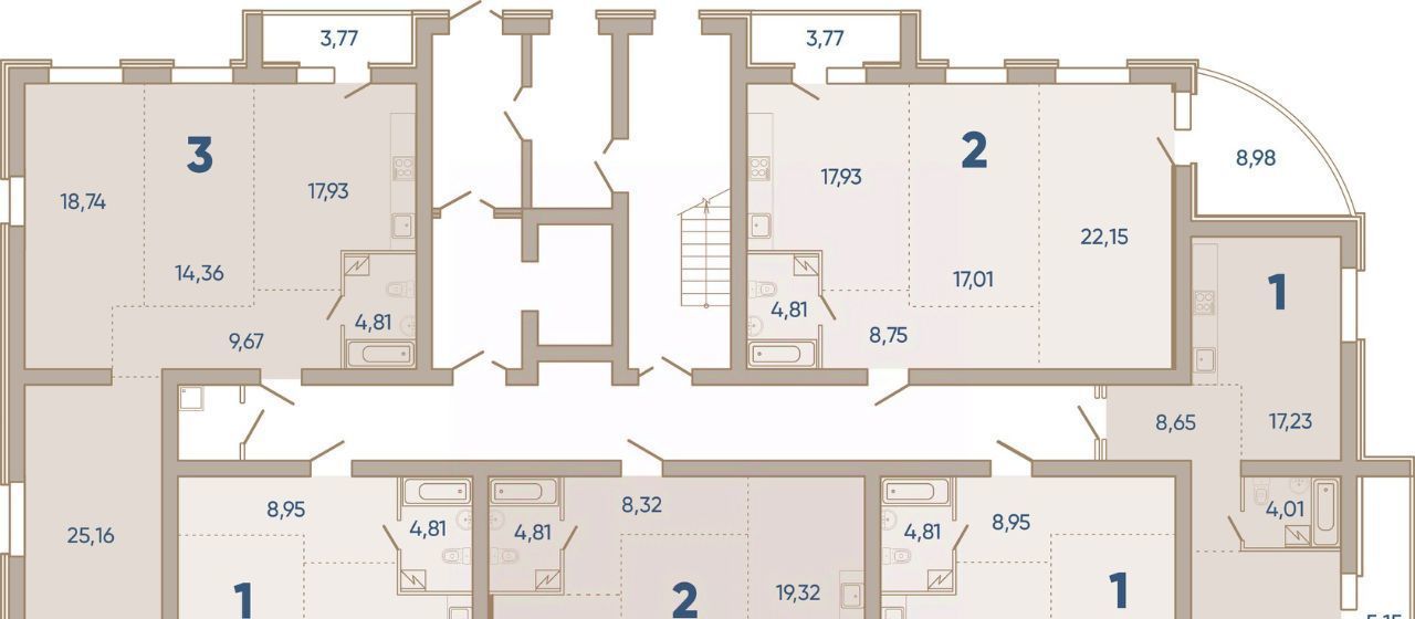 квартира г Курган ул Климова 17а фото 3