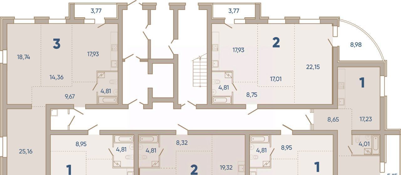 квартира г Курган Центральный жилрайон фото 3