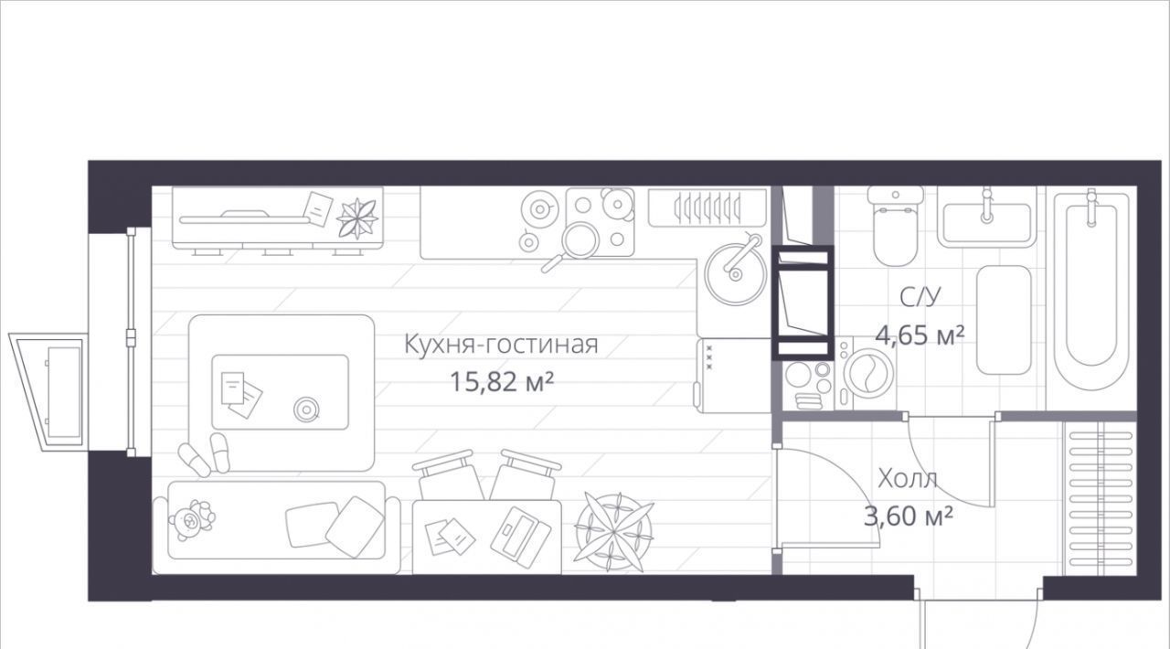 квартира р-н Всеволожский г Сертолово Проспект Просвещения, Сертолово Парк жилой комплекс фото 1