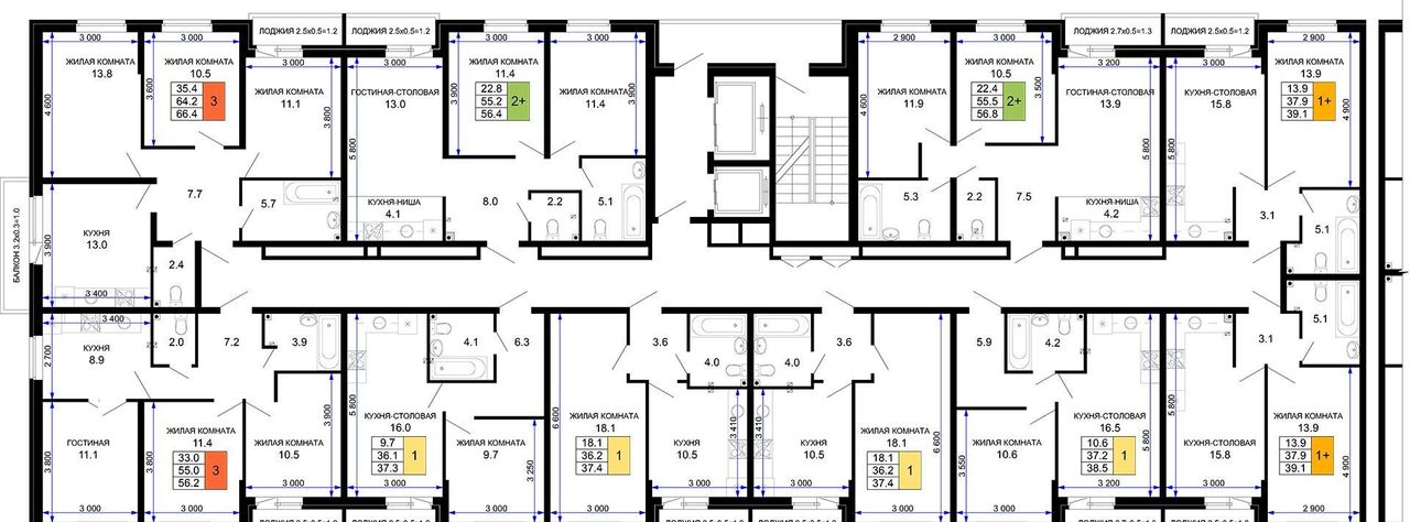 квартира г Краснодар р-н Прикубанский ЖК «Дыхание» фото 2