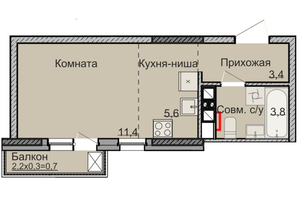 квартира г Ижевск ул Аристов Ключ 7 городской округ Ижевск фото 1