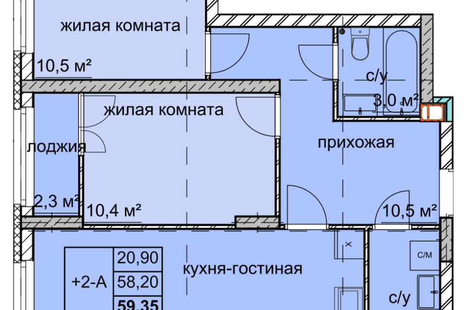 квартира г Нижний Новгород ул Дружаева 30 городской округ Нижний Новгород фото 1