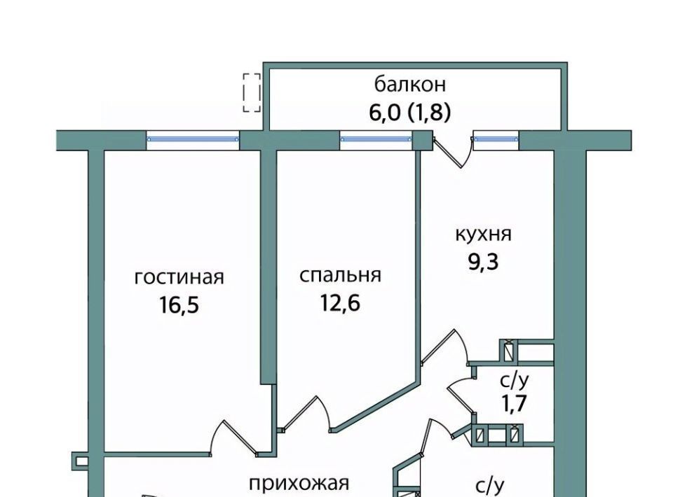 квартира г Самара Гагаринская ЖК Логика-2 фото 1