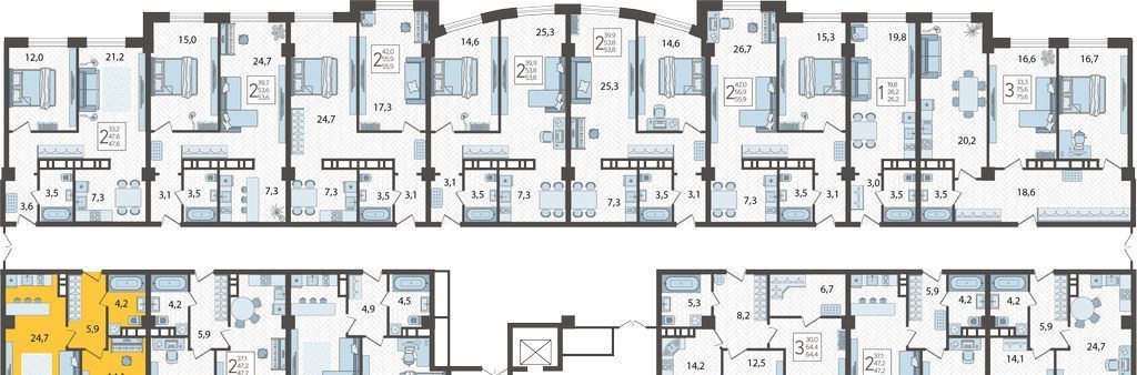 квартира г Краснодар р-н Карасунский ул Уральская 75/6 фото 3