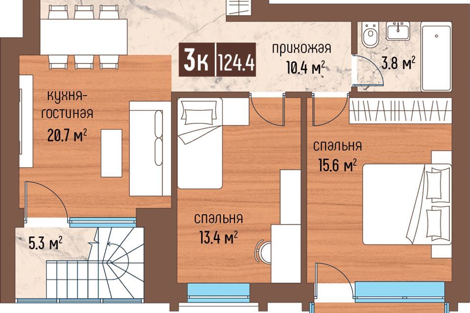 квартира р-н Светлогорский г Светлогорск ул Дачная 4 фото 1