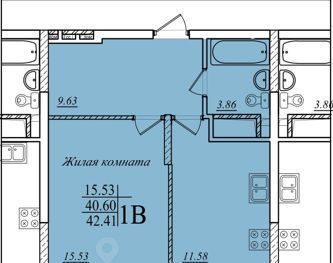 квартира г Казань ул Мансура Хасанова 13 Аметьево фото 1