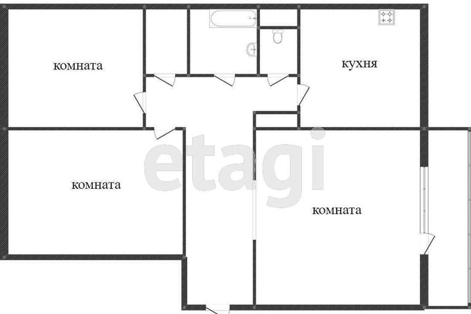 квартира г Тобольск мкр 7а 21 Тобольский район фото 9