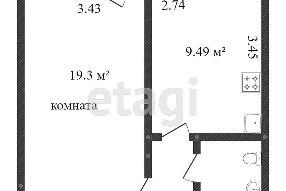 квартира г Тобольск мкр 7а 32г Тобольский район фото 8