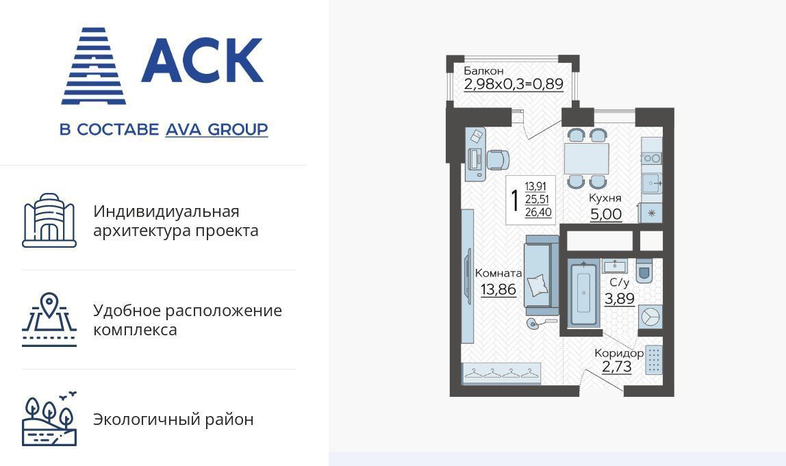 квартира г Краснодар р-н Прикубанский ул 3-я Трудовая 1 фото 1