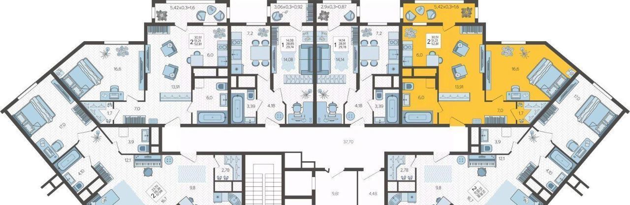 квартира г Краснодар р-н Прикубанский ул 3-я Трудовая 1 фото 3