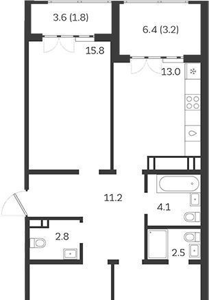 квартира г Краснодар р-н Центральный ул Колхозная 5к/4 фото 1