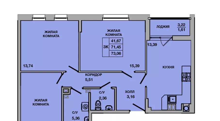 квартира г Батайск ул Ушинского 29к/1 фото 1