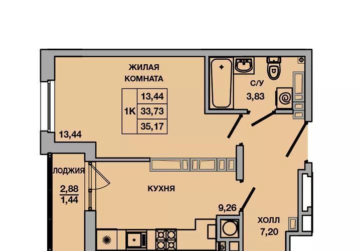 квартира г Батайск ул Ушинского 29к/2 фото 3