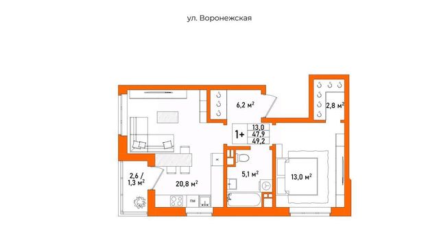 р-н Железнодорожный Большая-Вяземская кв-л фото