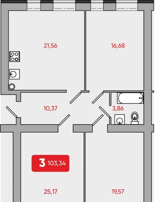 квартира г Тверь р-н Московский ул Склизкова 58ак/3 фото 1