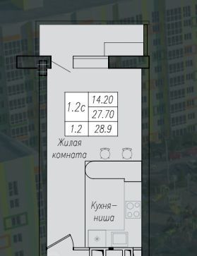 квартира г Курск р-н Сеймский ул Энгельса 158 фото 1