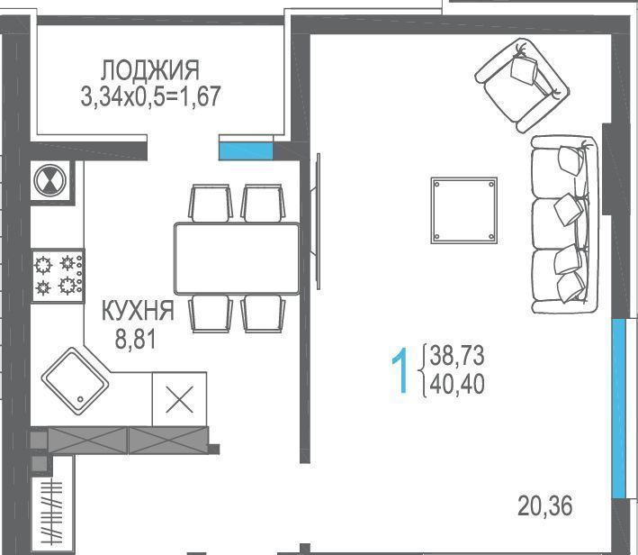 квартира г Алушта ул Багликова 27 фото 1